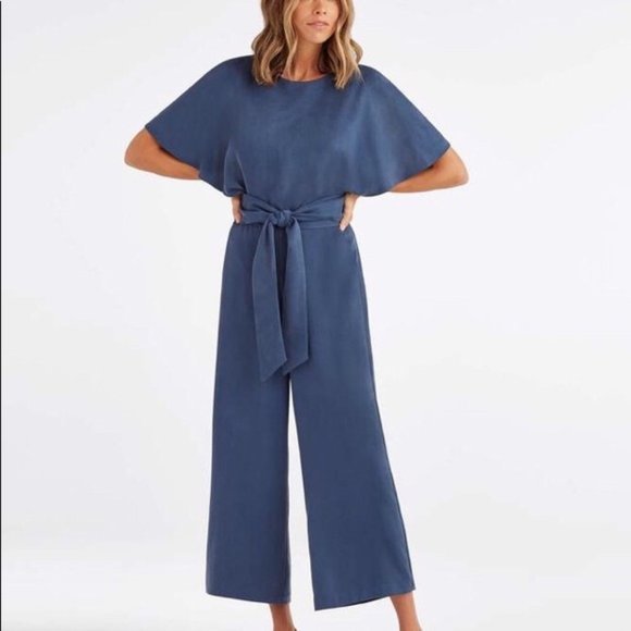 Vetta Cape Jumpsuit Size 0 - LIKE NEW - Picture 2 of 6